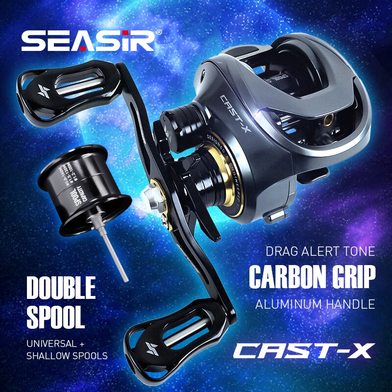 Kastking Reel Zephyr - SEASIR Cast-X Baitcastingrolle 7,3:1 HS Übersetzungsverhältnis