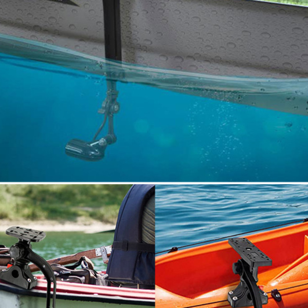 Fish Finder Portable - Fischfinder-Halterung für Angelboote, drehbare Sonarhalterung, verstellbarer