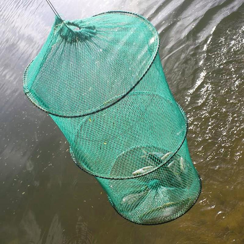 Fishing Gps - Falten Runde Nylon Mesh Metall Rahmen
