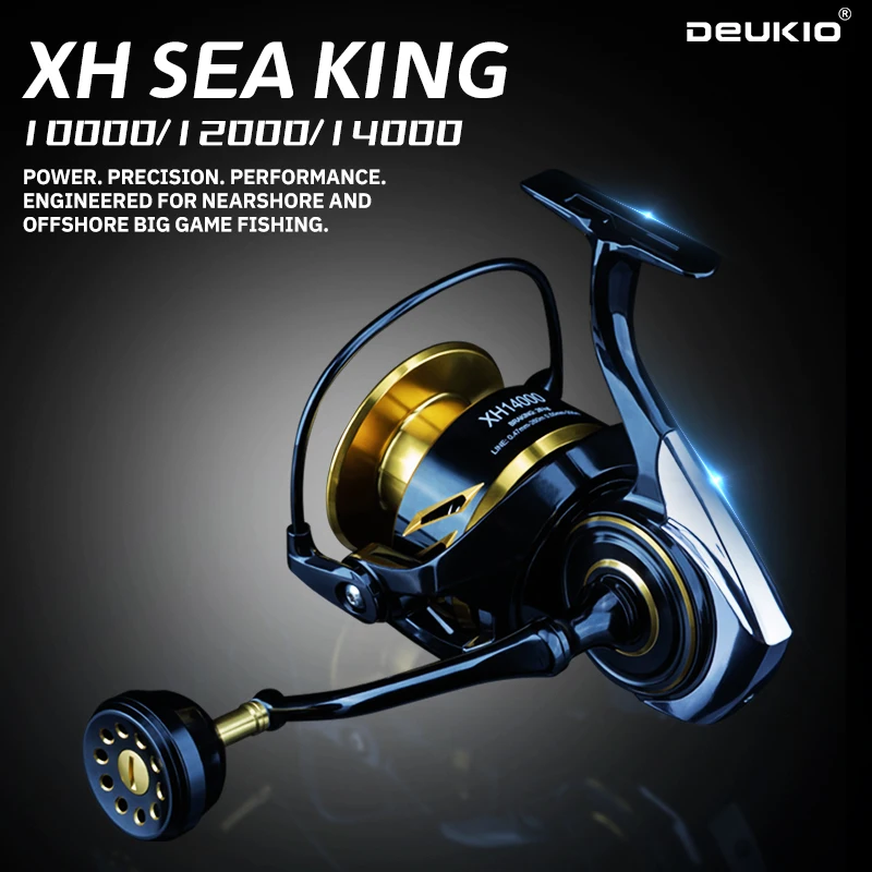 Abu Garcia Reel Max - DEUKIO 2026 Long Shot Salzwasser-Angelrolle Spinning