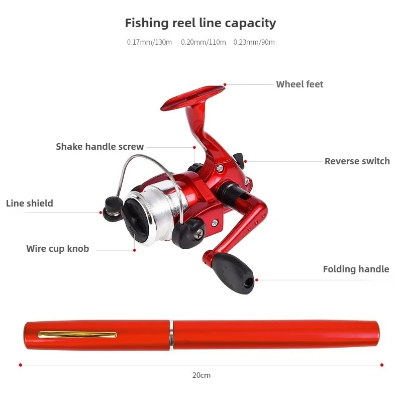 1Set Teleskop Mini Tragbare Ta – Penn Reel Fierce Bewertung und Preis